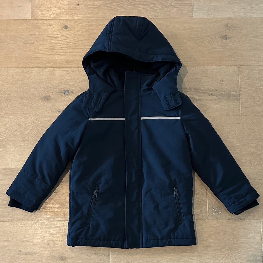 Andy & Evan Dark Blue Hooded Jacket